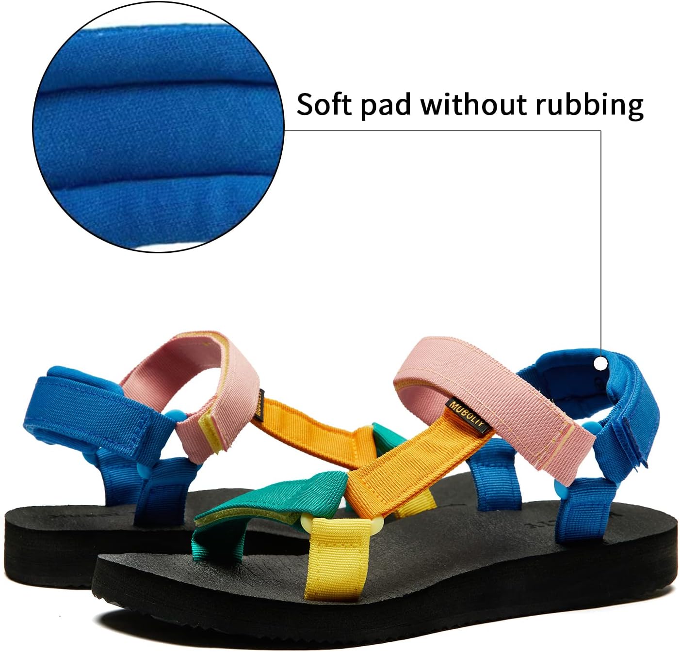 Women's Comfortable Quick-Dry Sport Sandals for Walking, Hiking & Water with Arch Support - Image 5