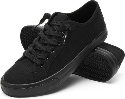 Women Canvas Slip On Sneakers - Low Top Casual Shoes